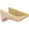 Ekena Millwork 12"W x 24"D x 12"H Wide Rivera Rough Cedar Woodgrain TimberThane Corbel, Primed Tan CORUR12X24X12RIVRCPR - alternate 4